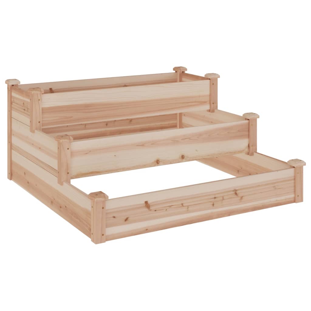 Hochbeet 120X120X56 Cm Massivholz Tanne