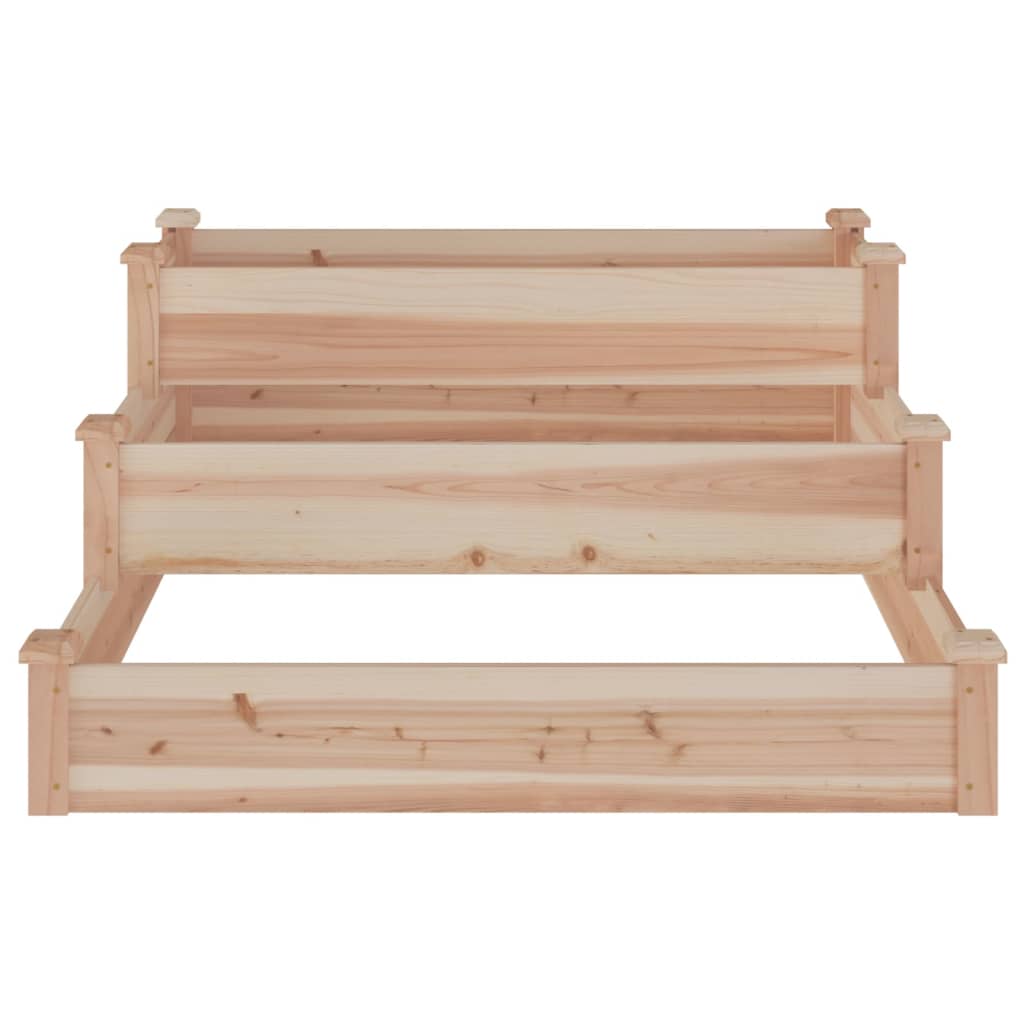Hochbeet 120X120X56 Cm Massivholz Tanne