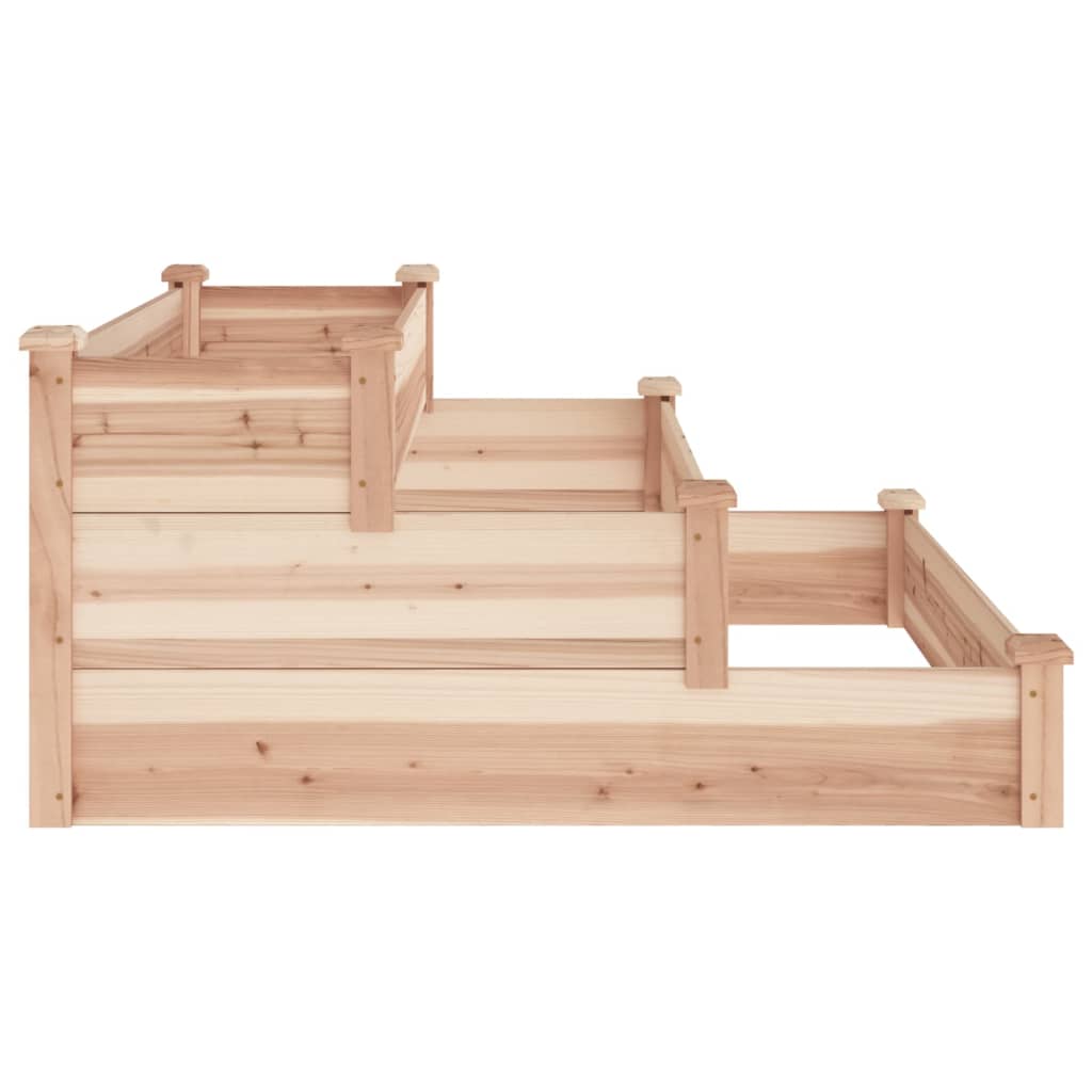 Hochbeet 120X120X56 Cm Massivholz Tanne