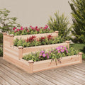 Hochbeet 120X120X56 Cm Massivholz Tanne