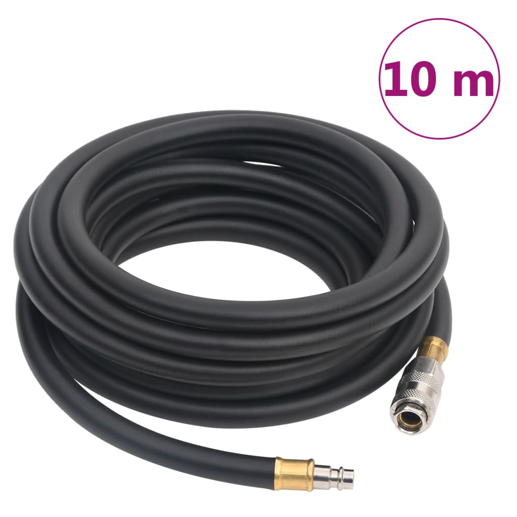 Hybrid-Luftschlauch Schwarz 0,6" Gummi Und Pvc