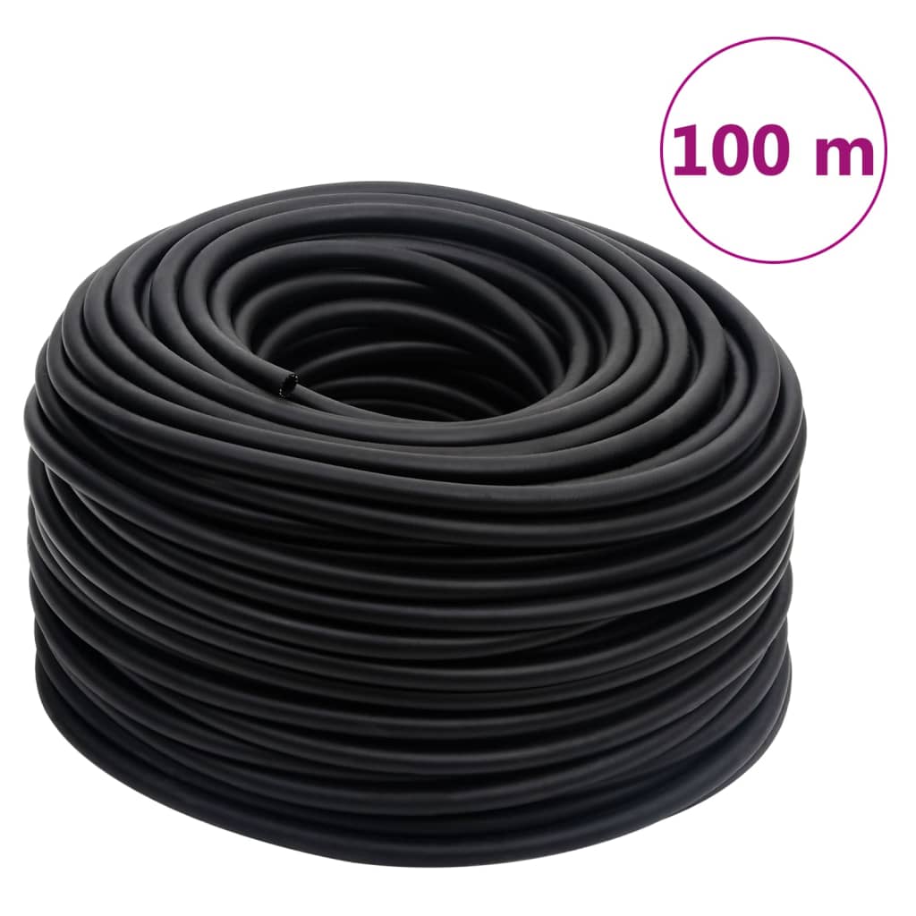 Hybrid-Luftschlauch Schwarz 0,6" Gummi Und Pvc