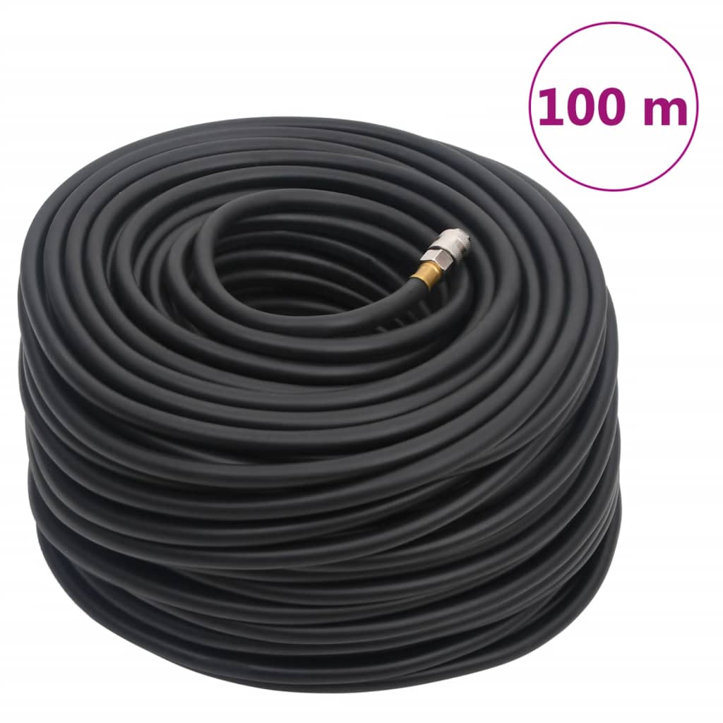 Hybrid-Luftschlauch Schwarz 0,6" Gummi Und Pvc