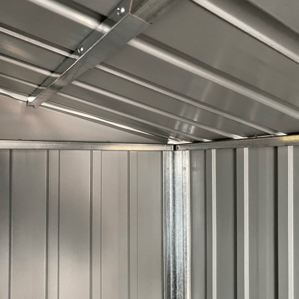 Gartenhaus 192X152,5X237 Cm Verzinkter Stahl