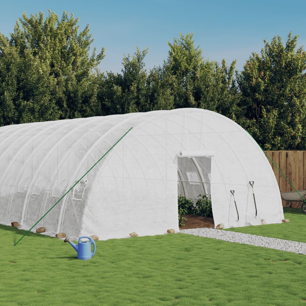 Gewächshaus Mit Stahlrahmen 12 M² 6X2X2,85 M