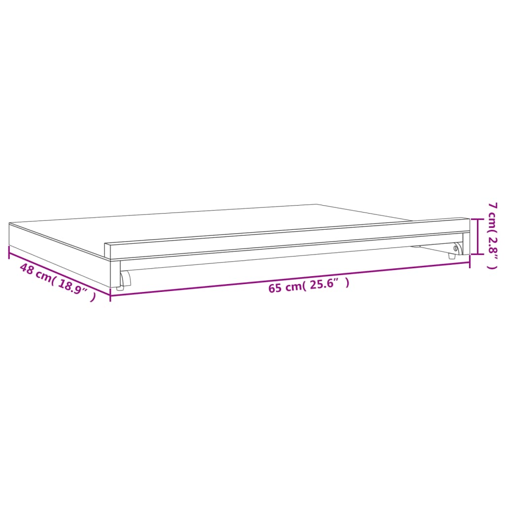 Tischstaffelei 65X48X7 Cm Massivholz Buche