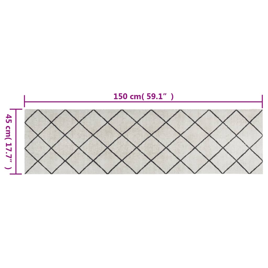 Küchenteppich Waschbar Quadrat Samt Quadratisch