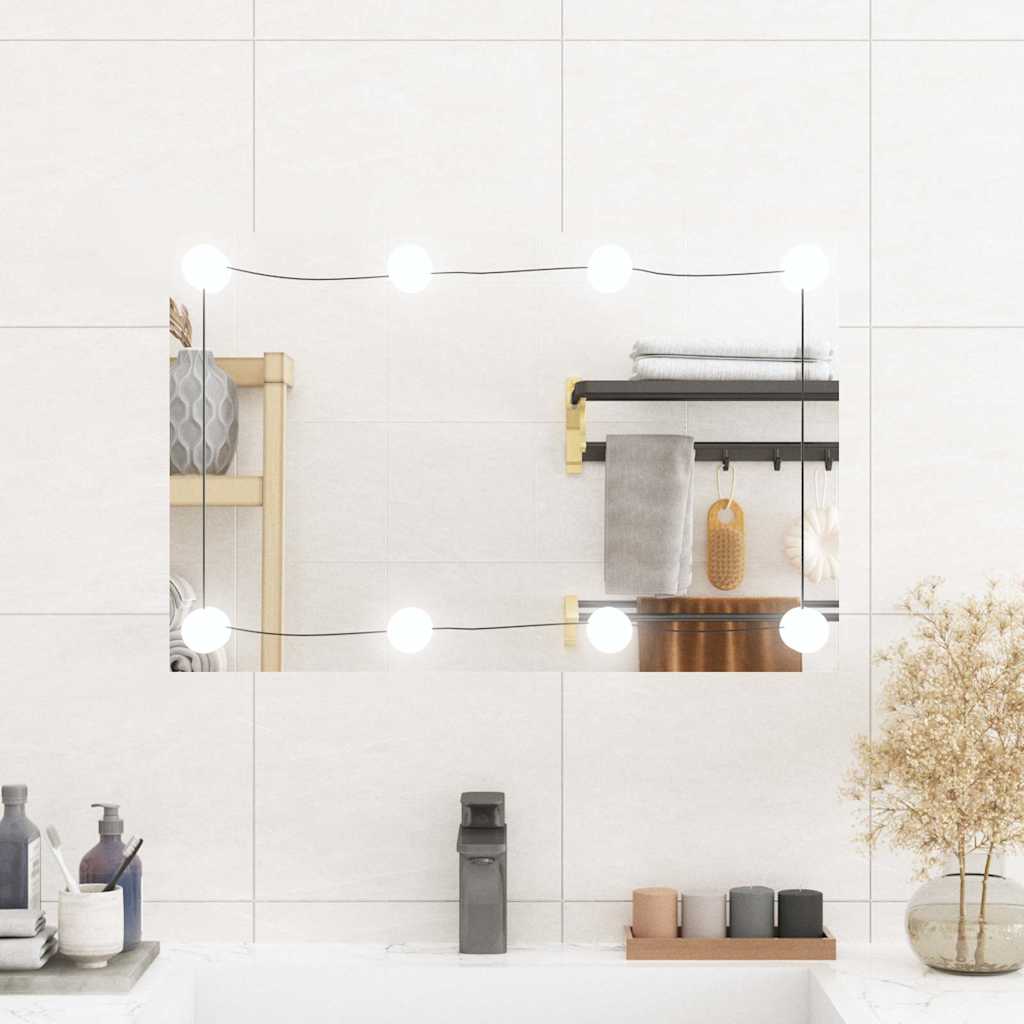 Wandspiegel 2 Stk. Quadratisch Glas