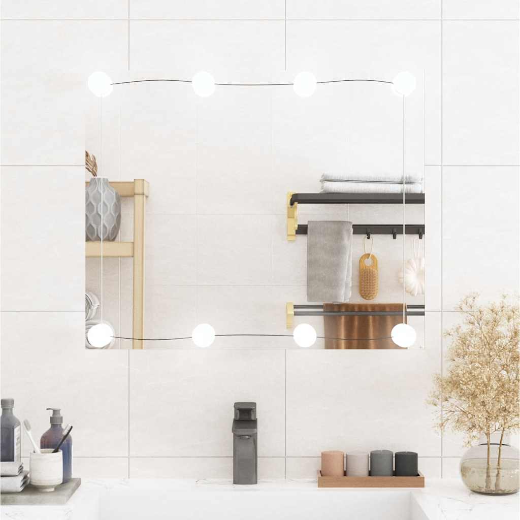 Wandspiegel 2 Stk. Quadratisch Glas