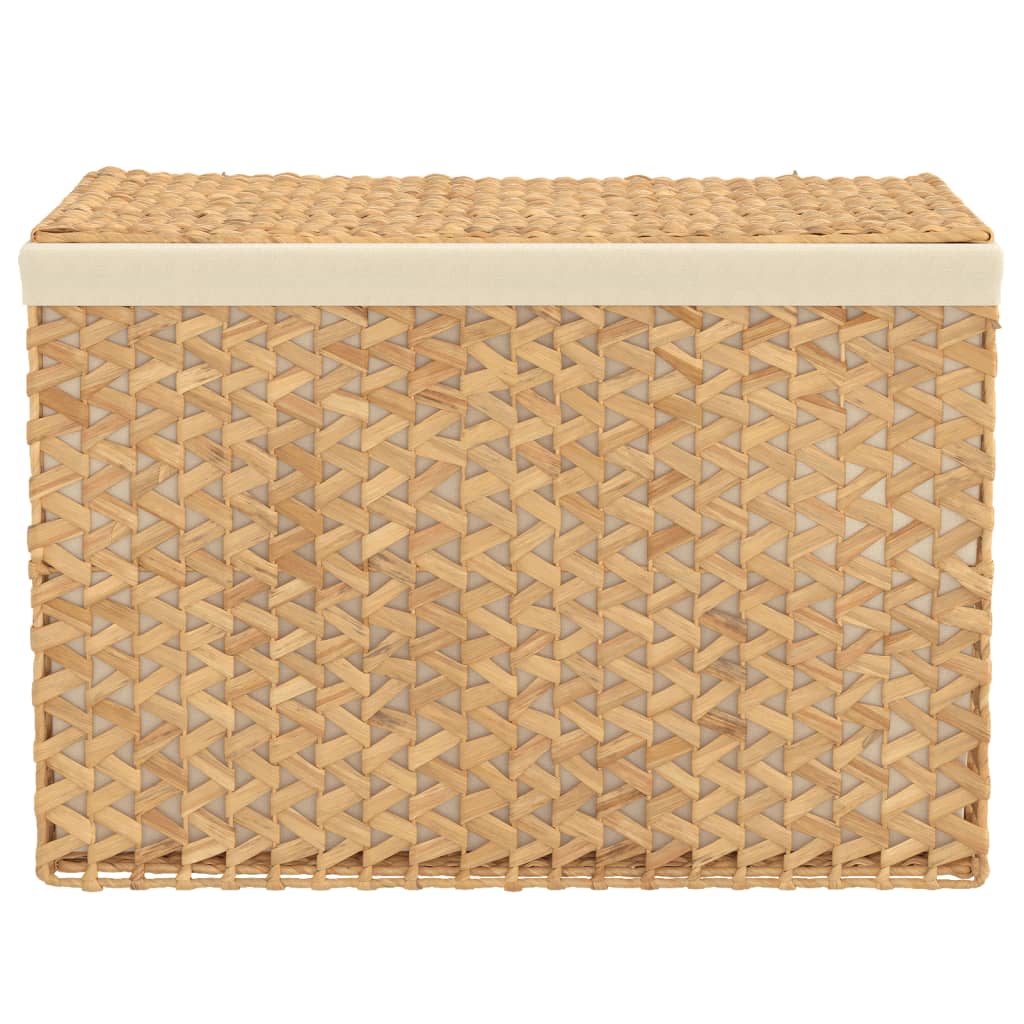 Wäschekorb Mit 3 Fächern 75X42,5X52 Cm Wasserhyazinthe