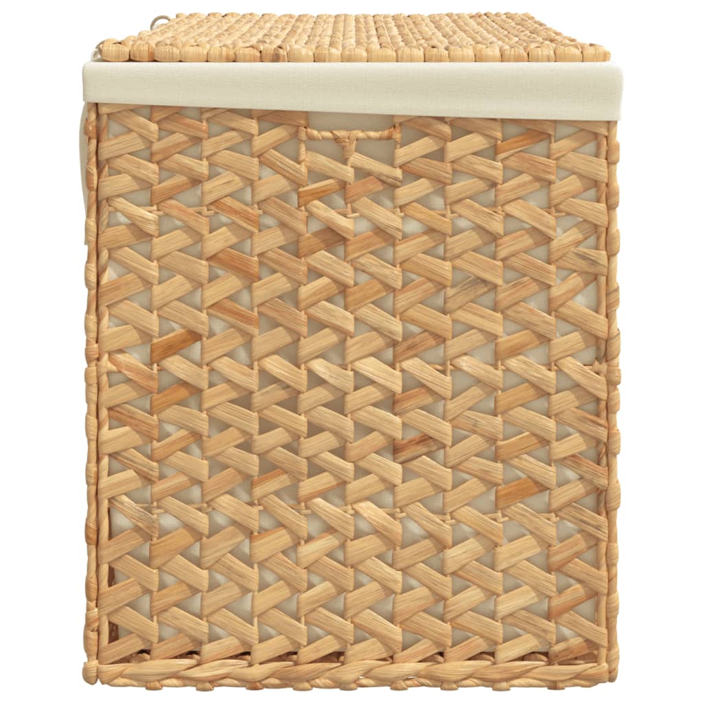 Wäschekorb Mit 3 Fächern 75X42,5X52 Cm Wasserhyazinthe