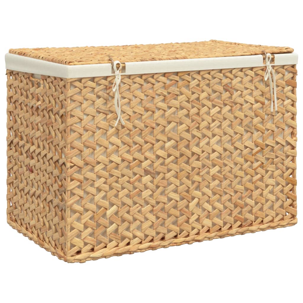 Wäschekorb Mit 3 Fächern 75X42,5X52 Cm Wasserhyazinthe