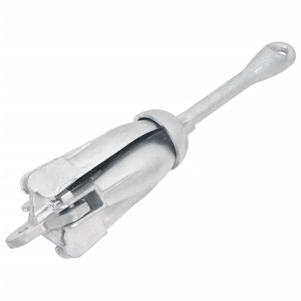 Klappanker Silber 0,7 Kg Feuerverzinktes Gusseisen