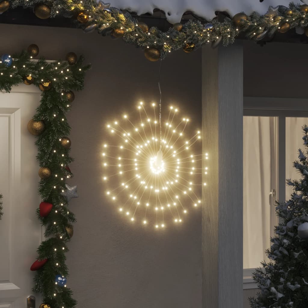 Weihnachtsbeleuchtung Feuerwerk 140 Leds 17 Cm