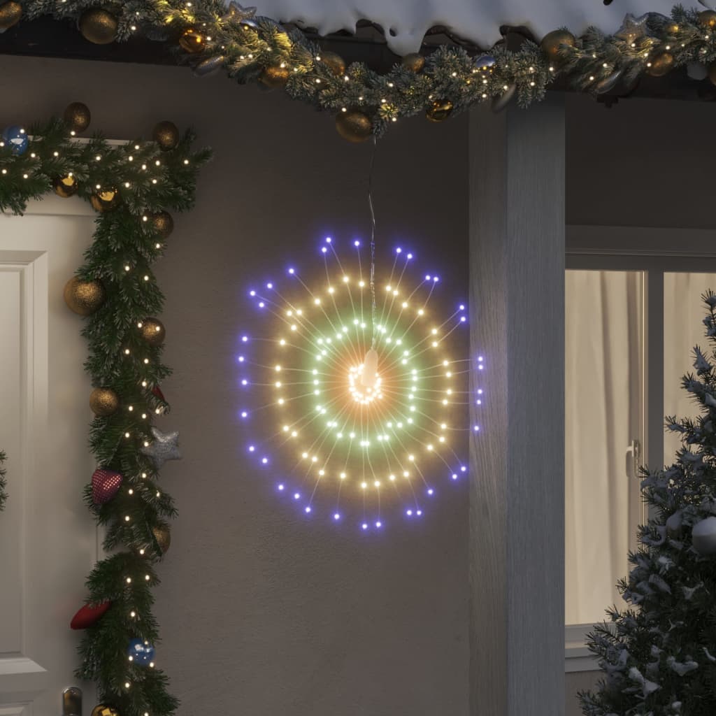 Weihnachtsbeleuchtung Feuerwerk 140 Leds 17 Cm