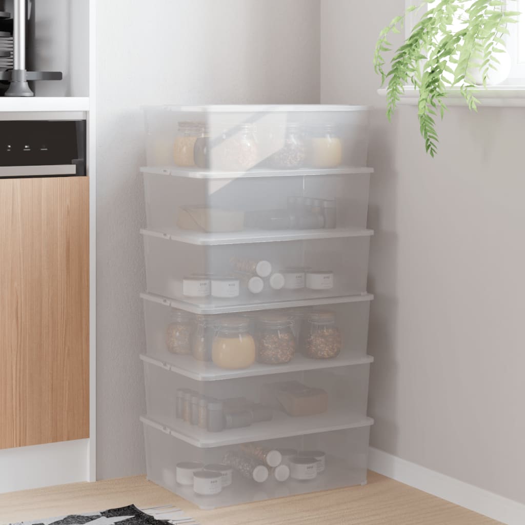 Aufbewahrungsboxen Kunststoff 3 Stk. Stapelbar