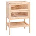 Hamsterkäfig 55 X 40 X 80 Cm Massivholz Tanne