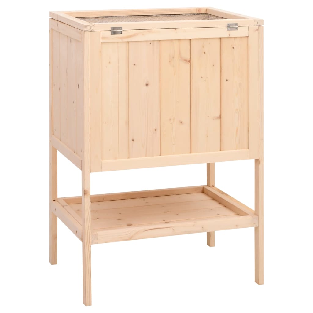 Hamsterkäfig 55 X 40 X 80 Cm Massivholz Tanne