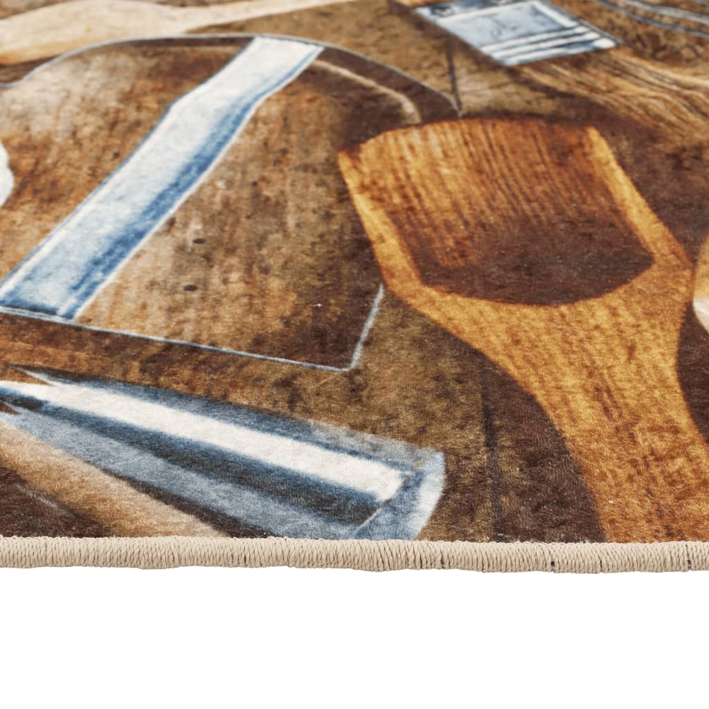 Küchenteppich 60X180 Cm Waschbar
