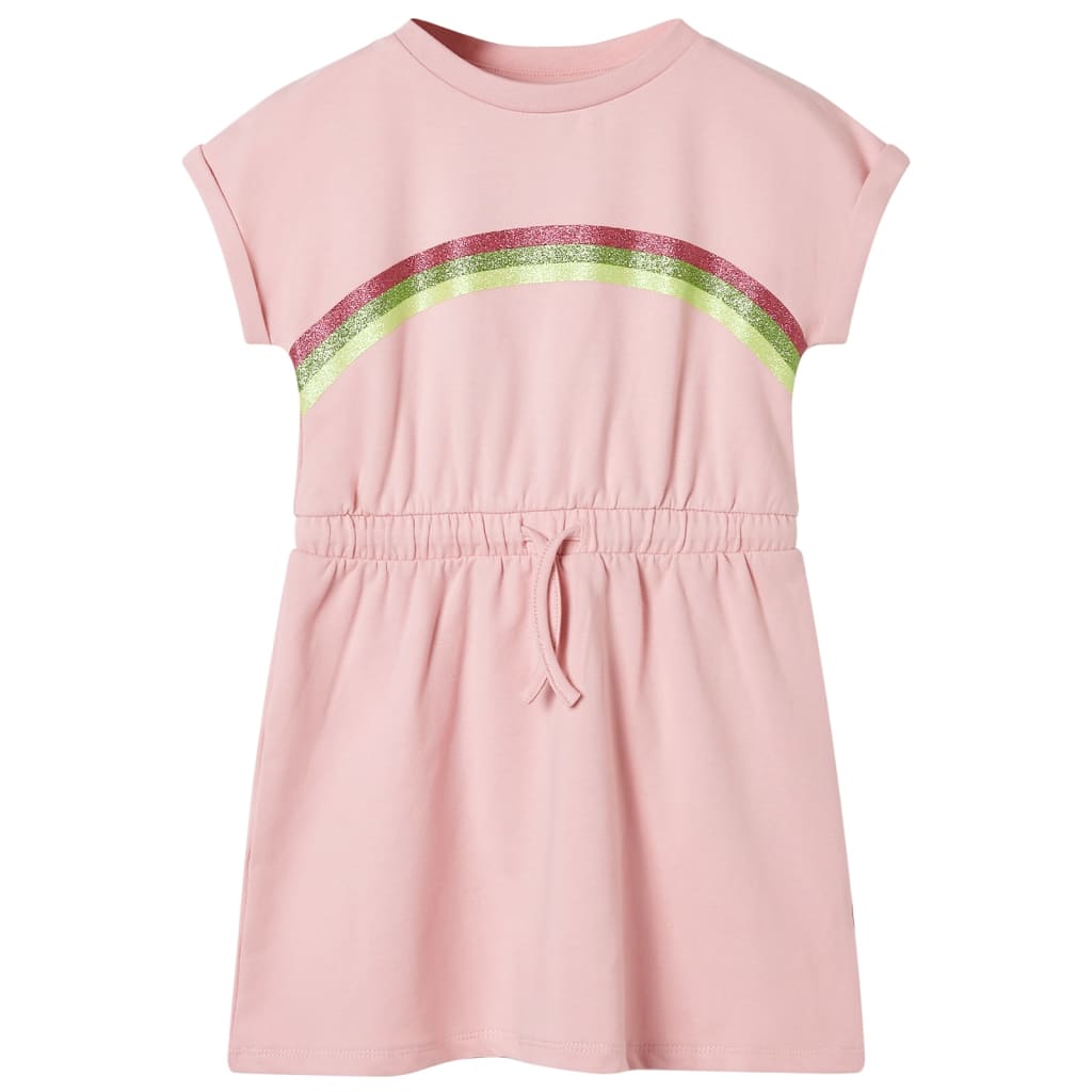 Kinderkleid Mit Kordelzug Hell 116