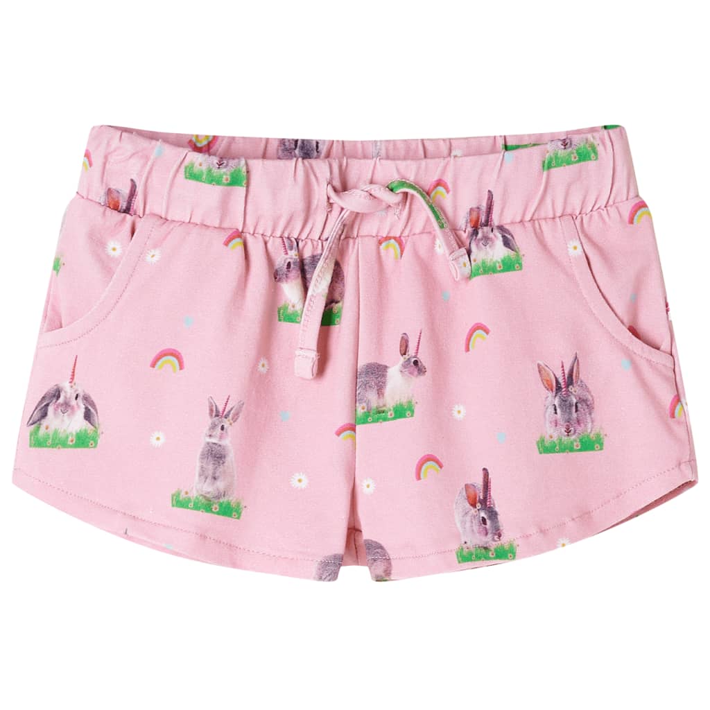 Kindershorts Mit Kordelzug Hellrosa 128