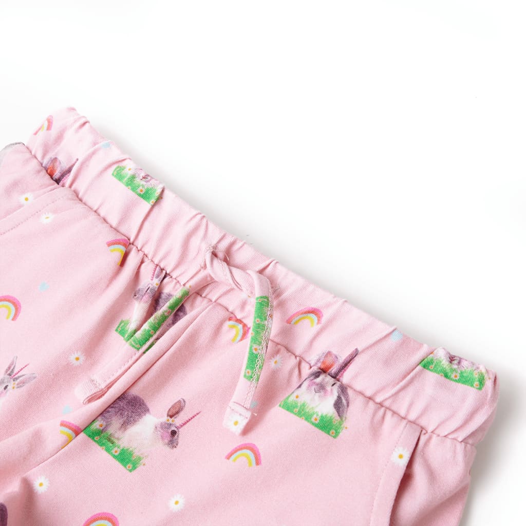 Kindershorts Mit Kordelzug Hellrosa 128