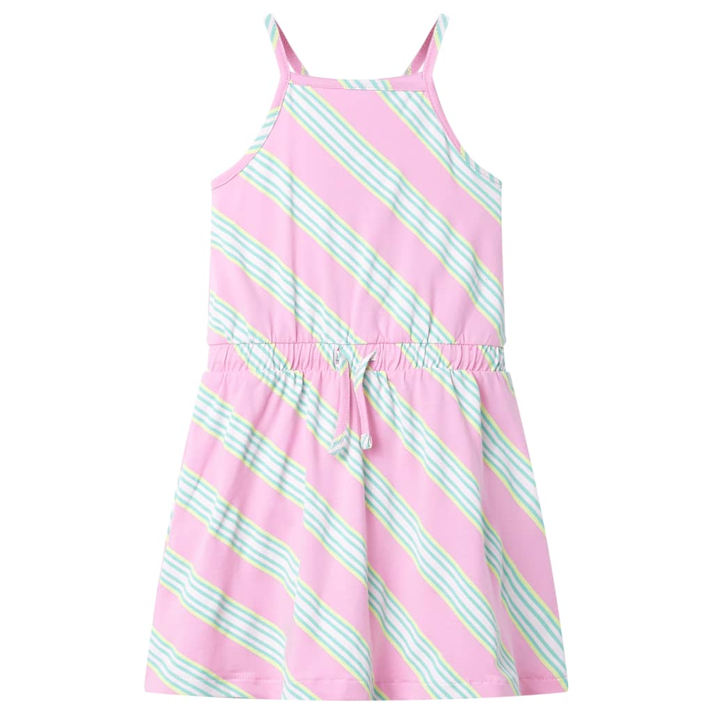 Kinderkleid Mit Kordelzug Ärmellos Rosa 116