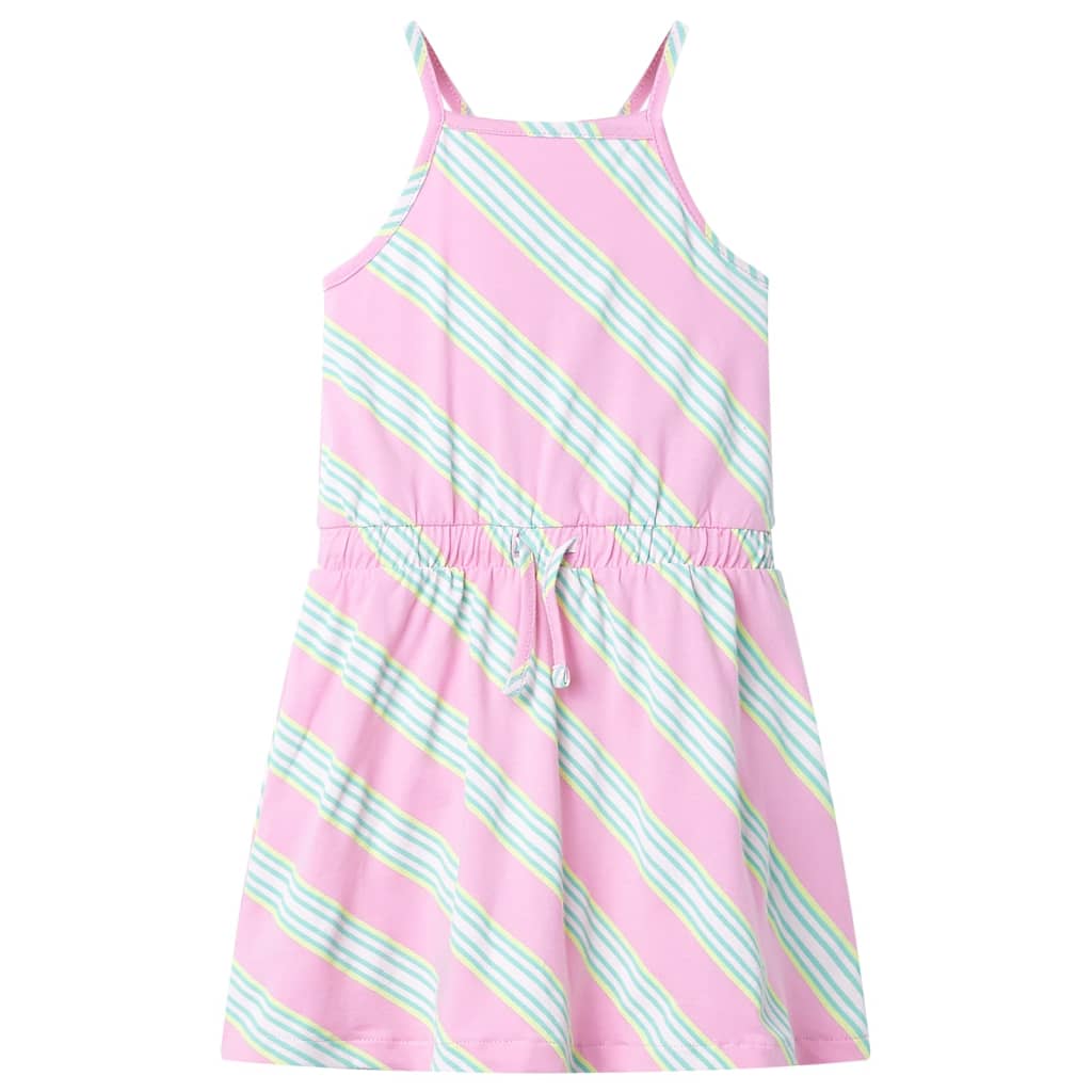 Kinderkleid Mit Kordelzug Ärmellos Rosa 116