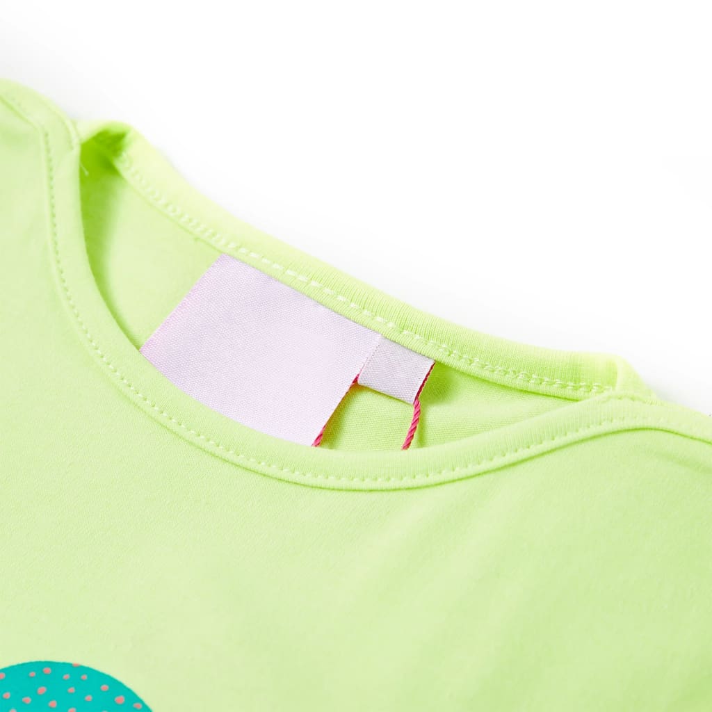 Kinder-T-Shirt Neon 116