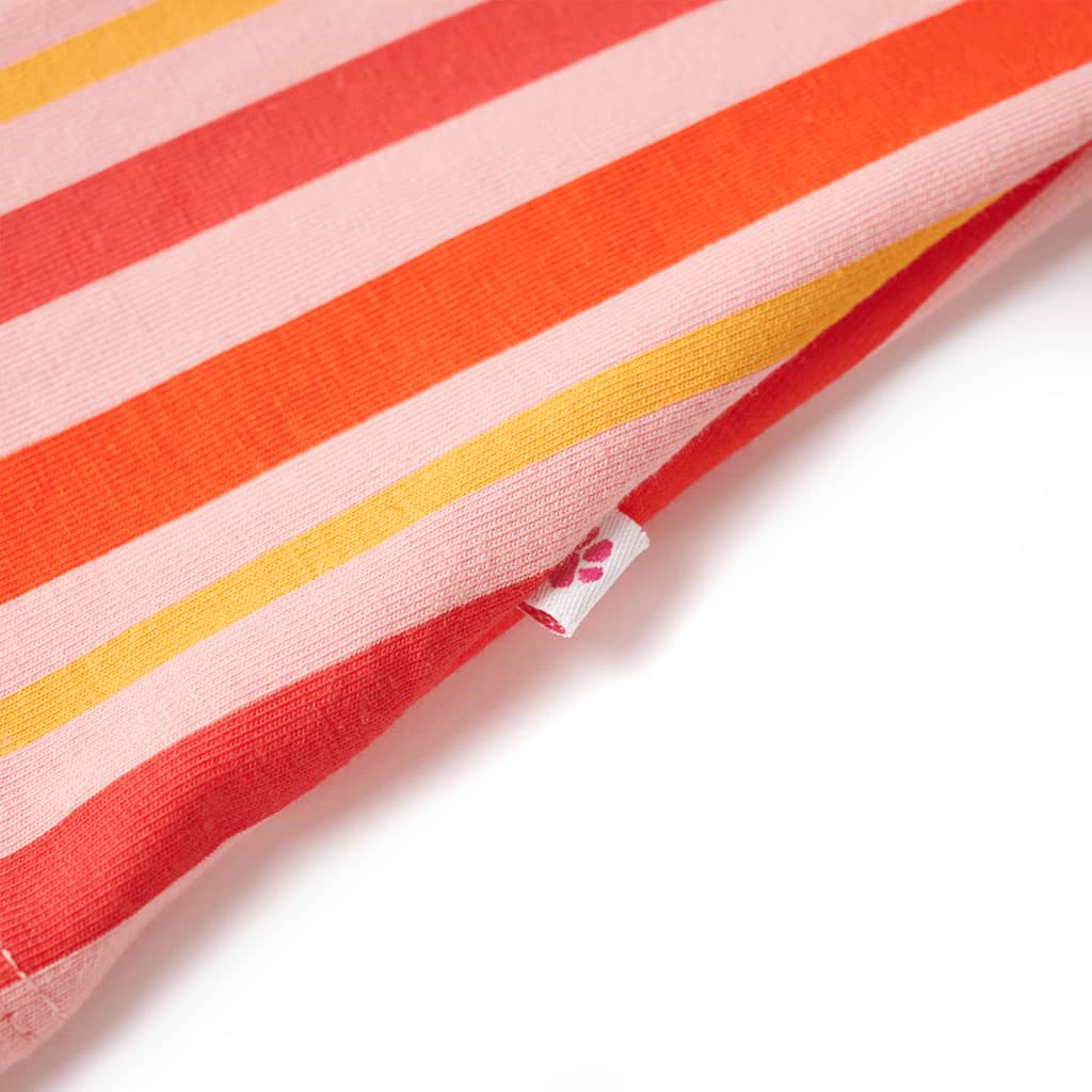 Kinderkleid Mit Kordelzug Rosa Und Rot 128