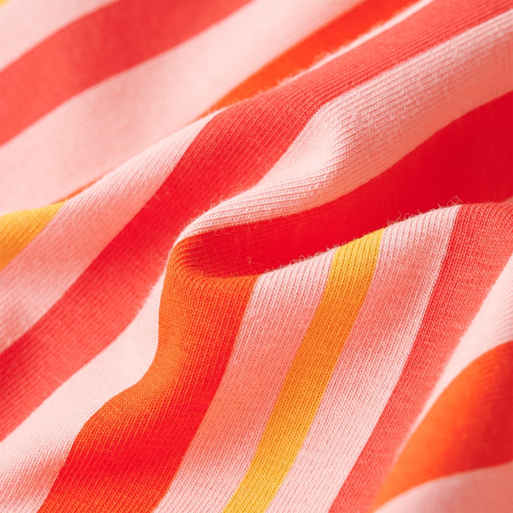 Kinderkleid Mit Kordelzug Rosa Und Rot 128