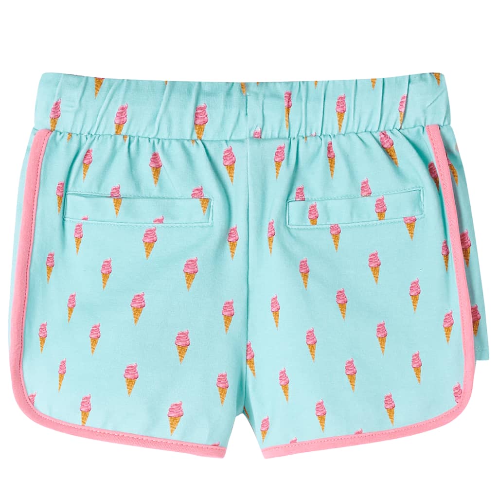 Kindershorts Mit Kordelzug Helles Minzgrün 116