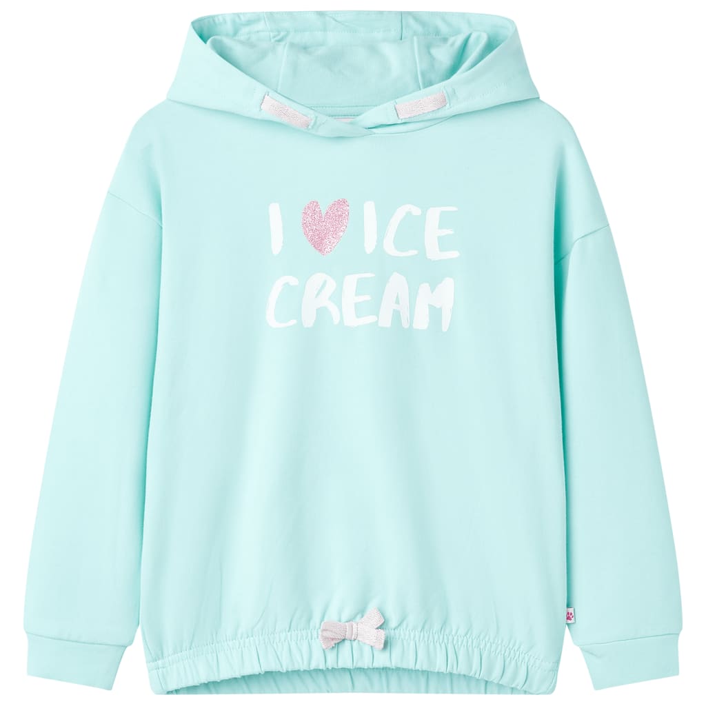 Kinder-Kapuzenpullover Hell 140