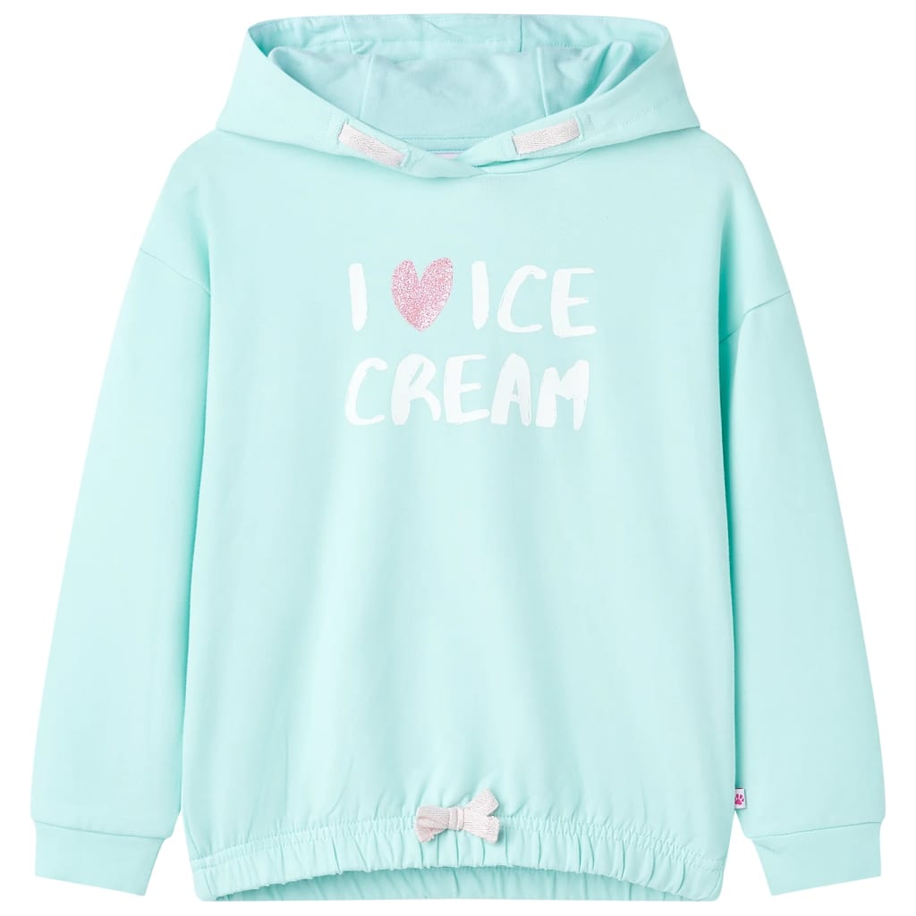 Kinder-Kapuzenpullover Hell 140
