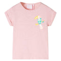 Kinder-T-Shirt Hellrosa 140