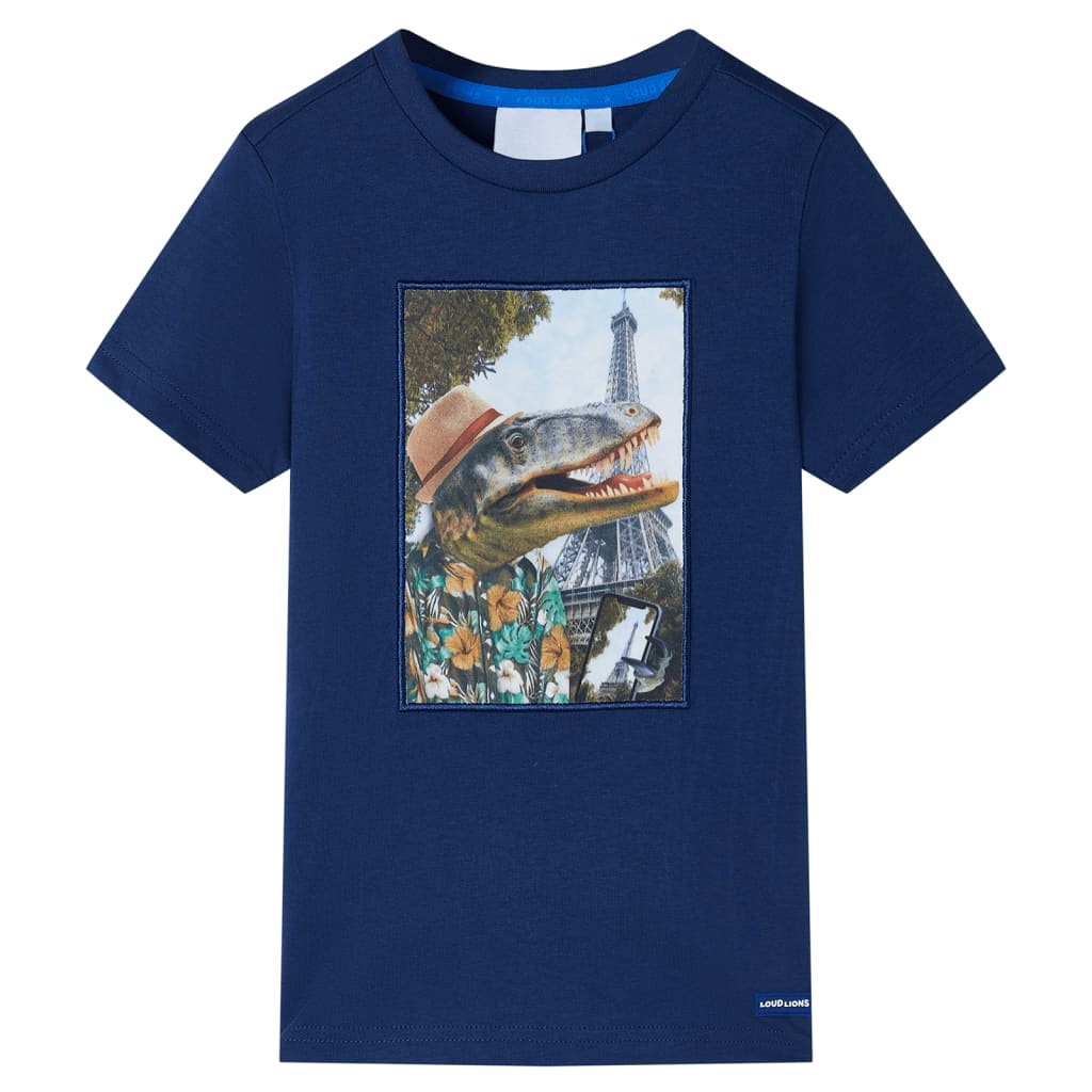 Kinder-T-Shirt Dunkel 116