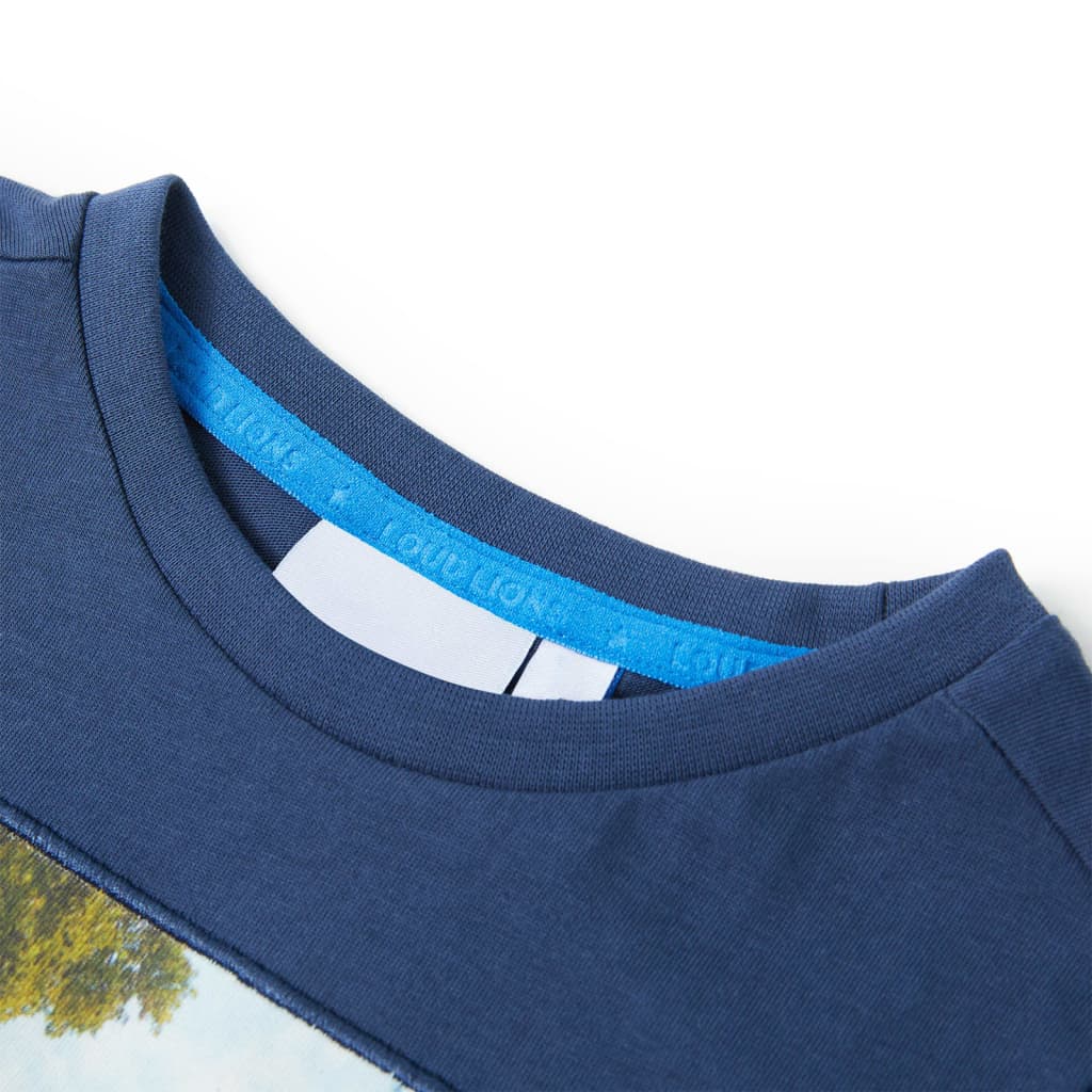 Kinder-T-Shirt Dunkel 116