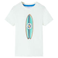 Kinder-Kurzarmshirt Blau 140