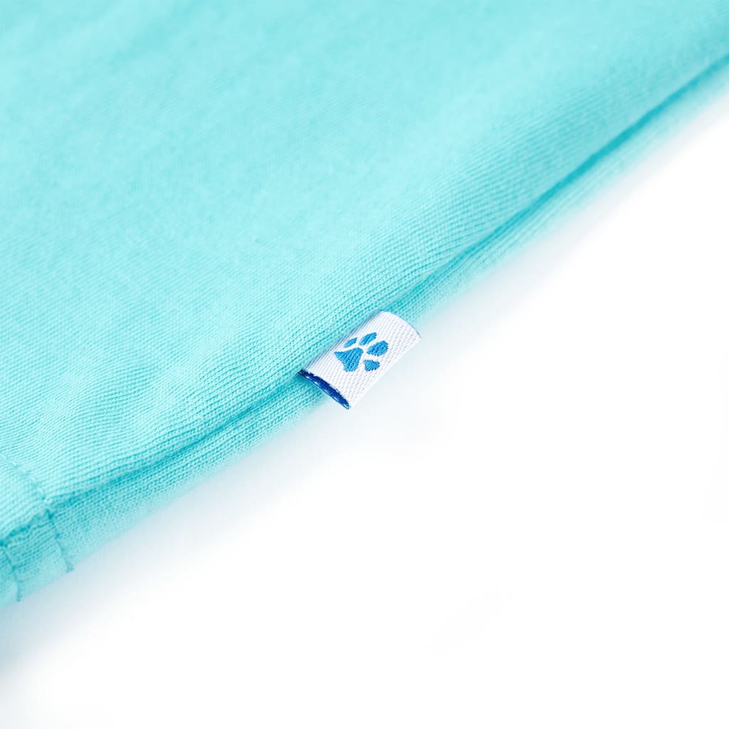 Kinder-Kurzarmshirt Blau 140