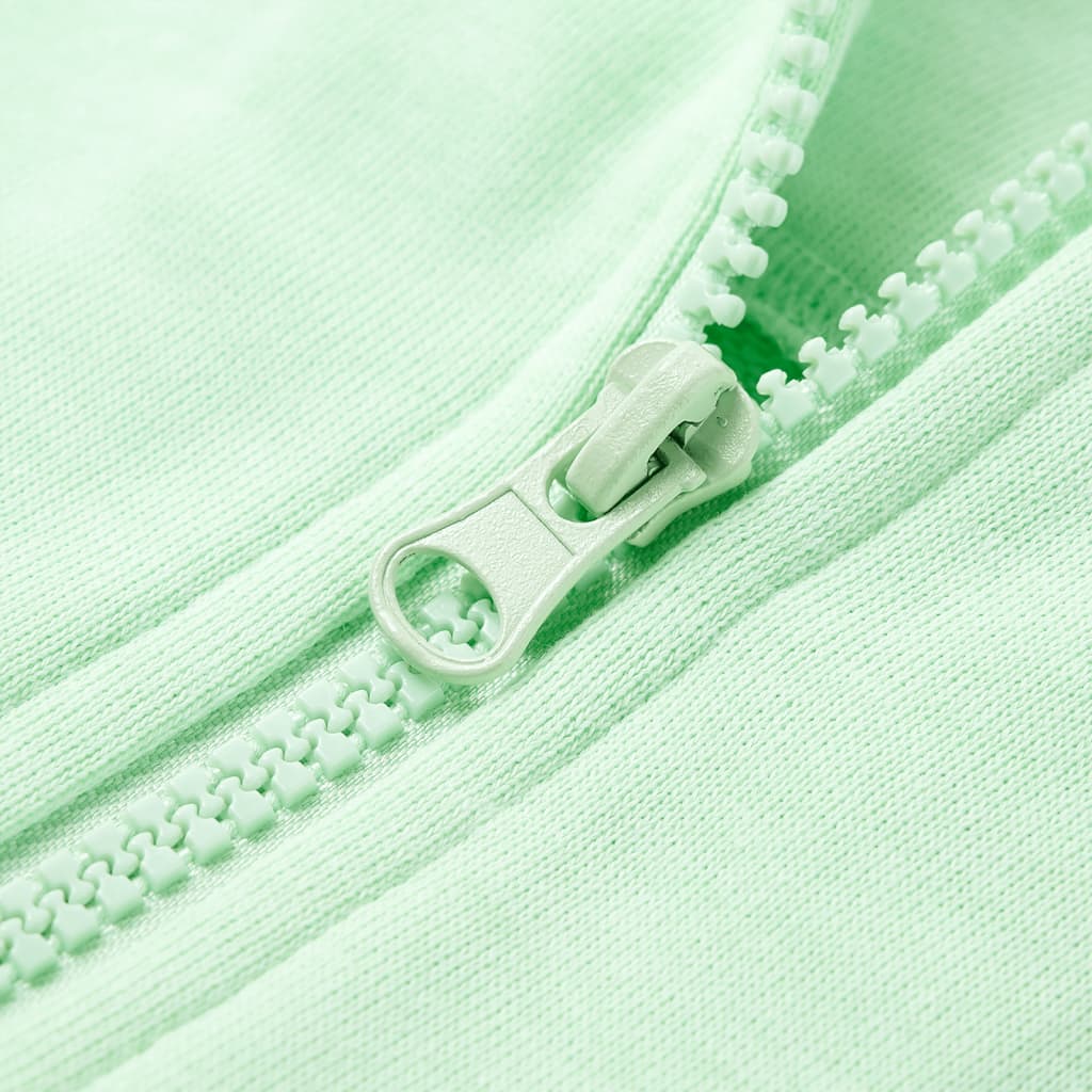 Kinder-Kapuzenpullover Mit Reißverschluss Hell 92