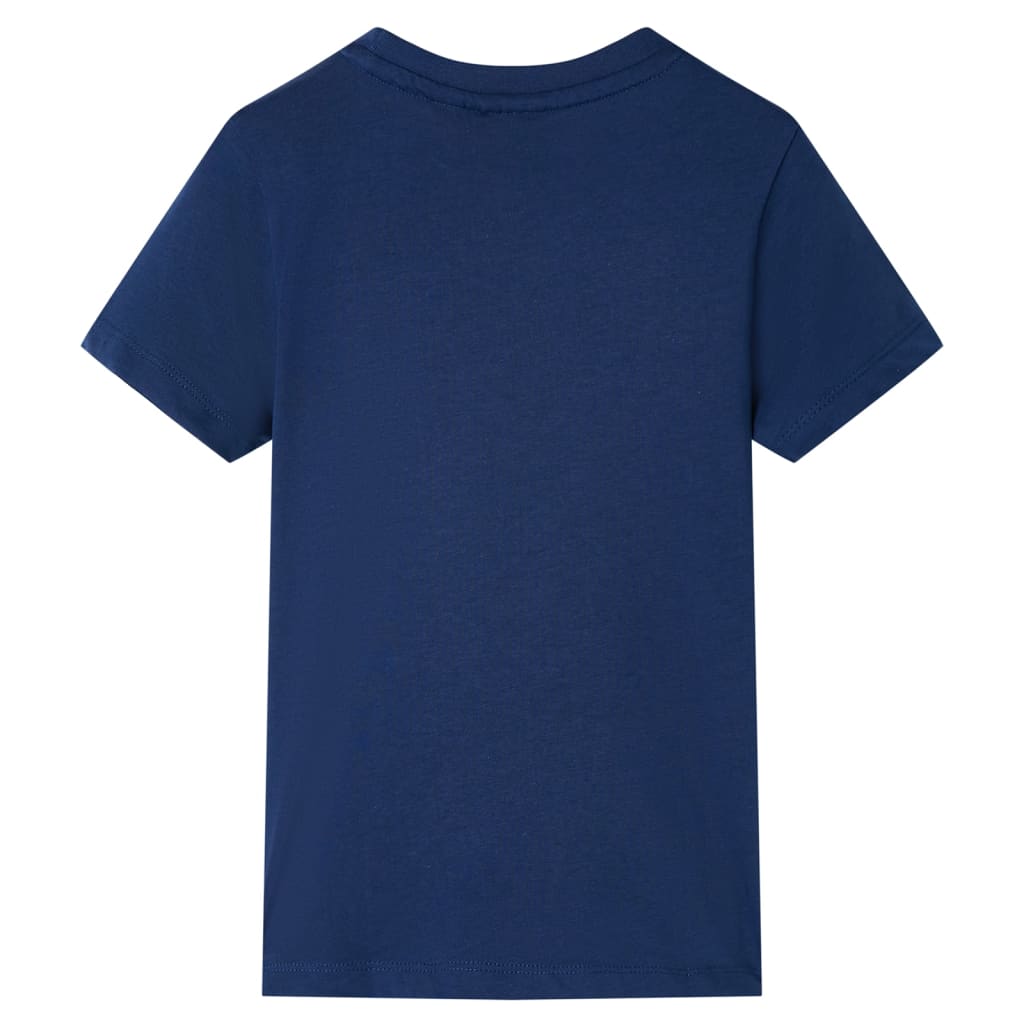 Kinder-Kurzarmshirt Dunkel 128