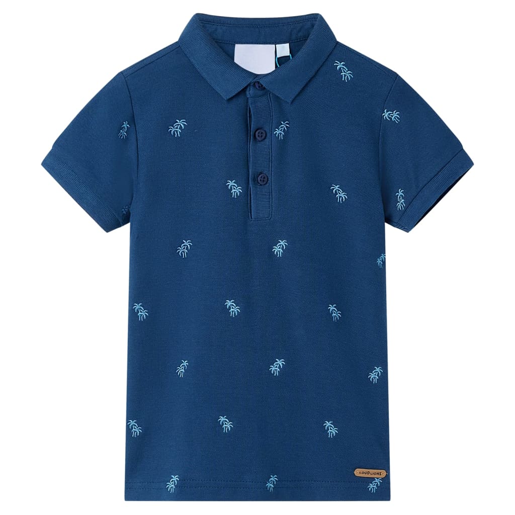 Kinder-Poloshirt Dunkel 92