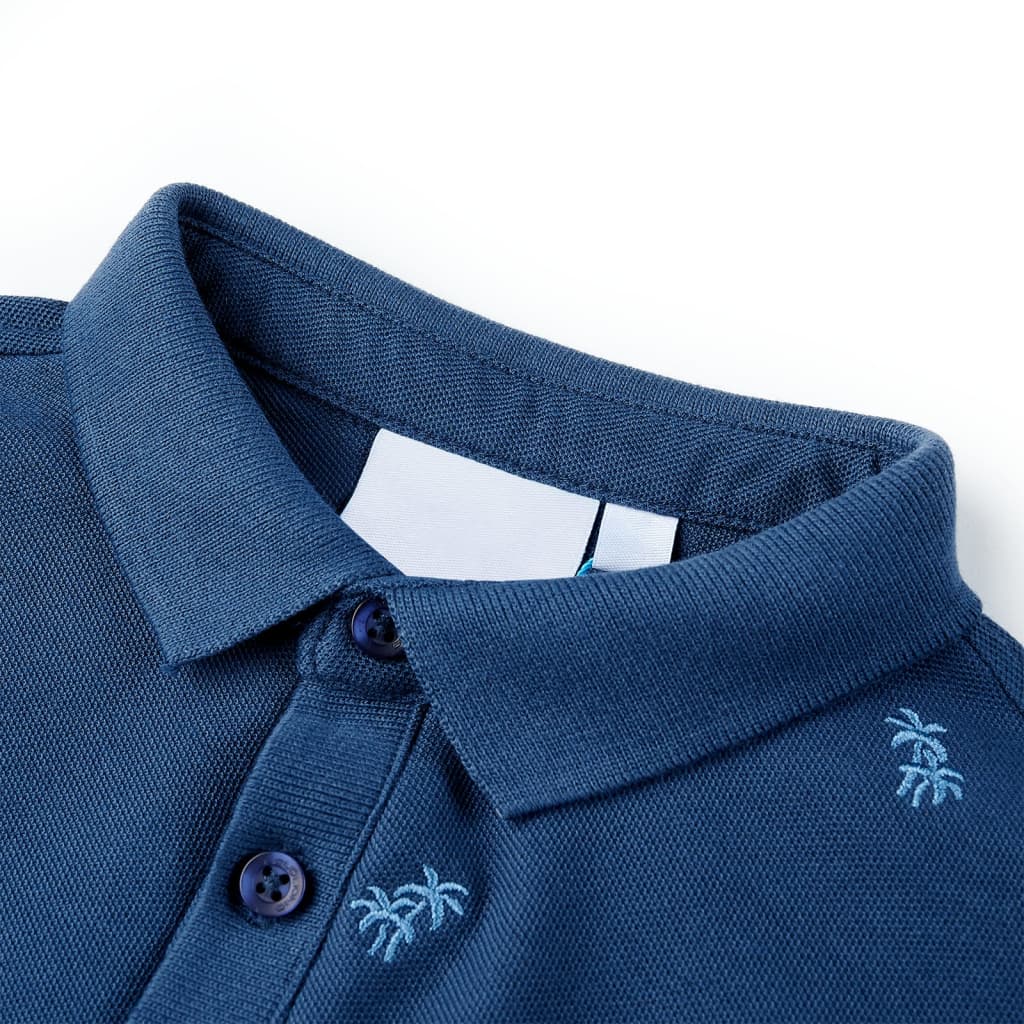 Kinder-Poloshirt Dunkel 92