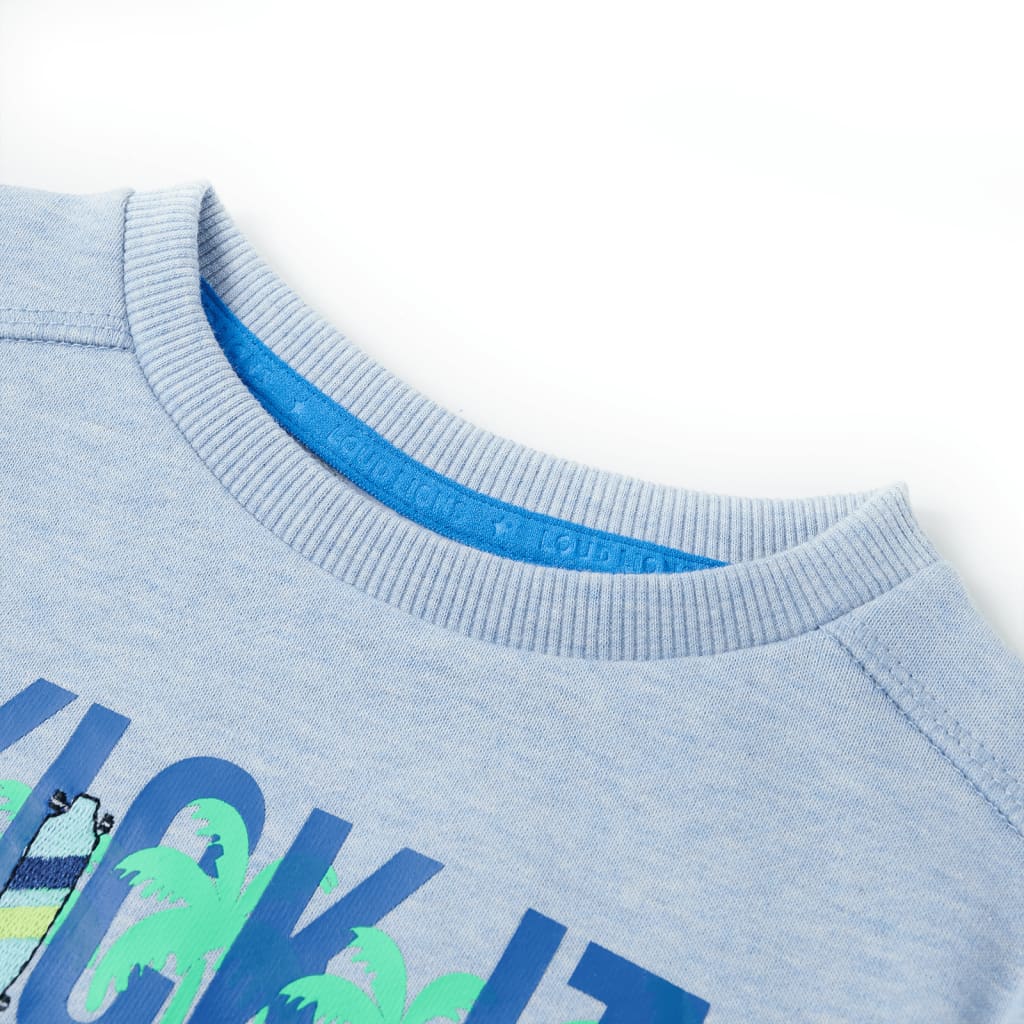 Kinder-Sweatshirt Hell Melange 128