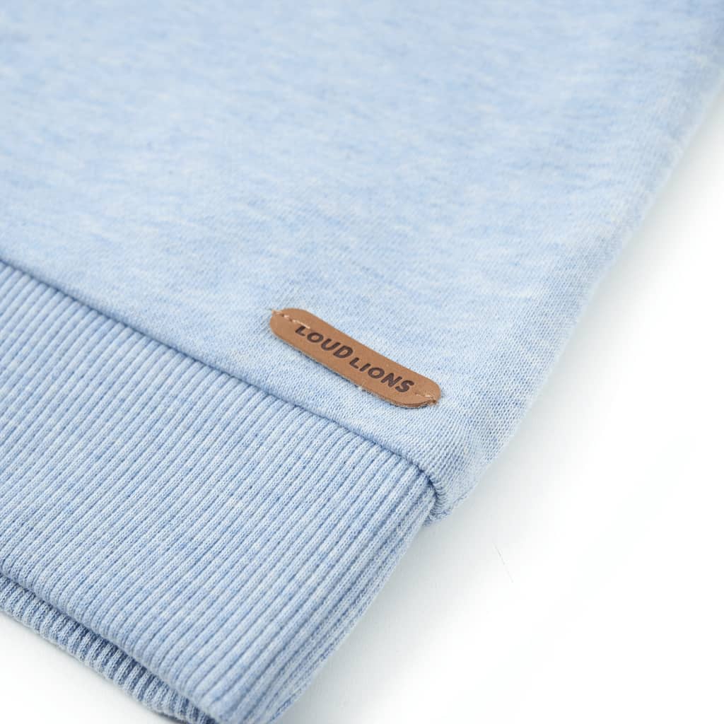 Kinder-Sweatshirt Hell Melange 128