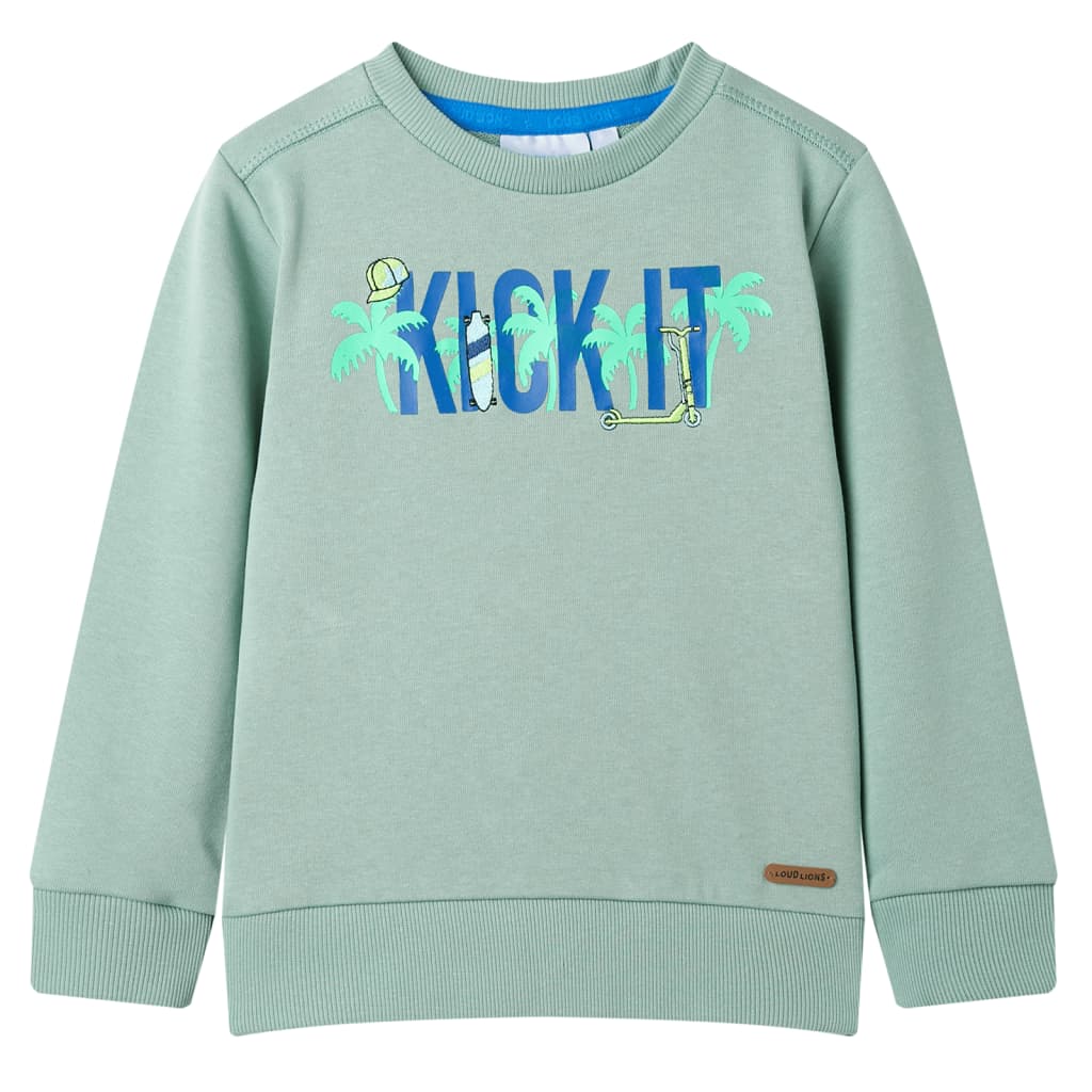 Kinder-Sweatshirt Hell Melange 128