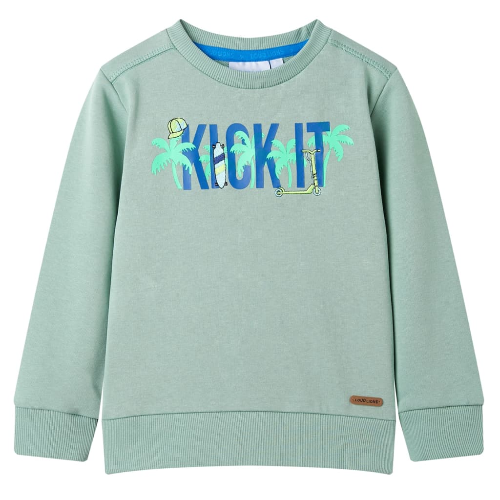Kinder-Sweatshirt Hell Melange 128