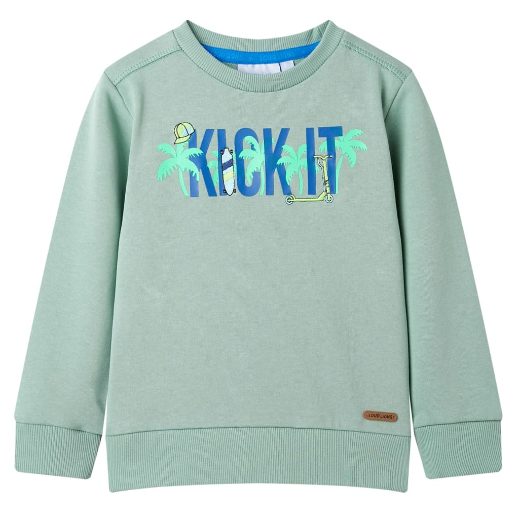 Kinder-Sweatshirt Hell Melange 128