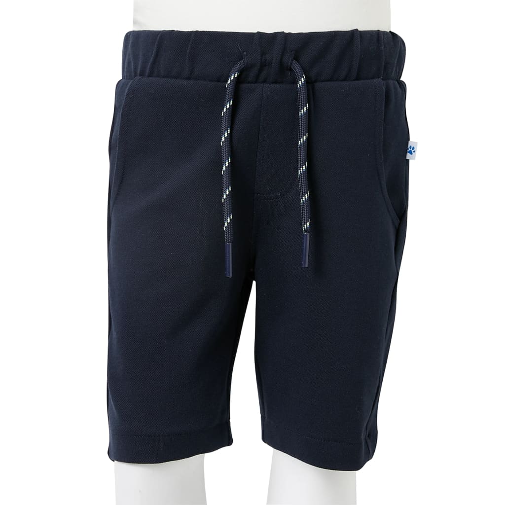 Kindershorts Mit Kordelzug Marineblau 128