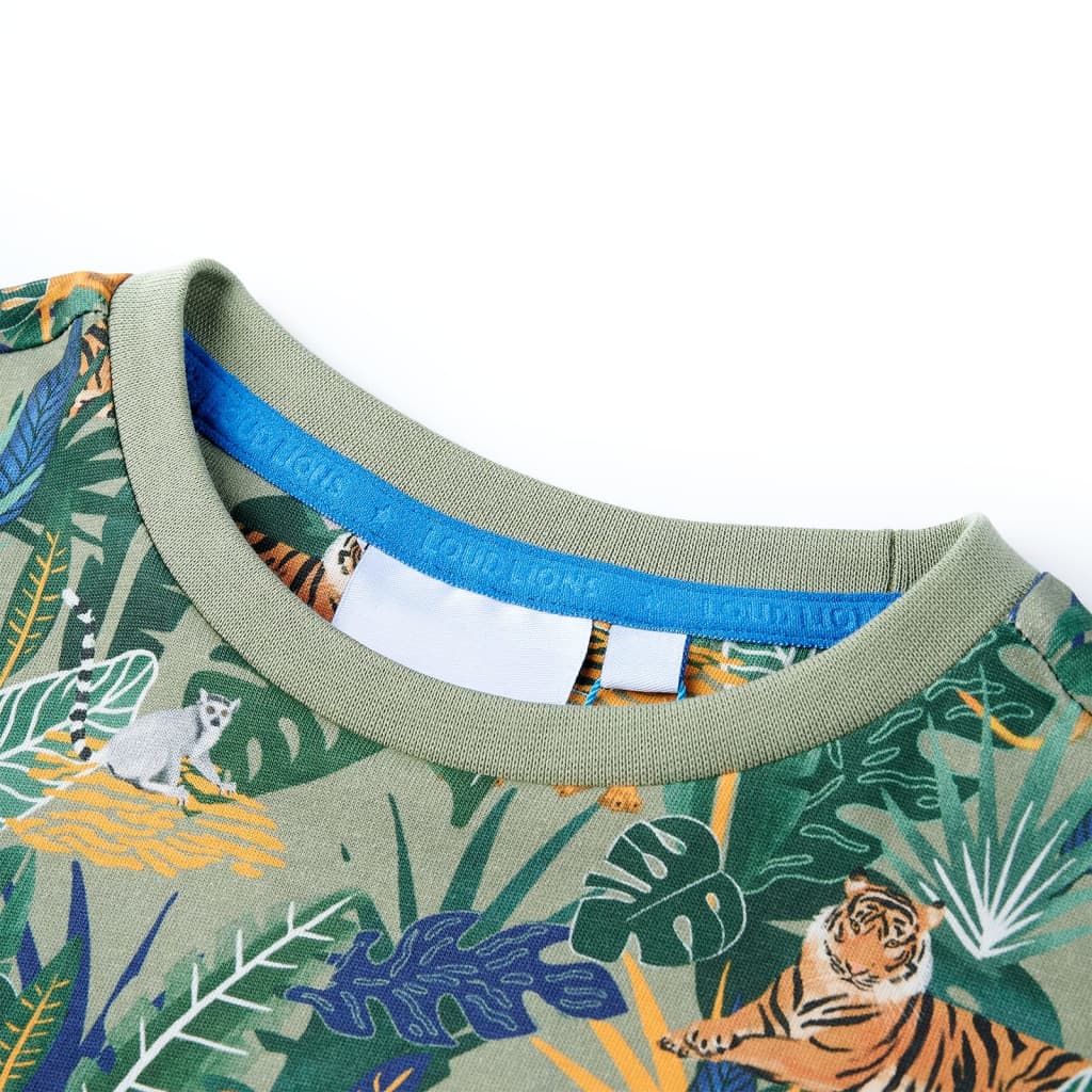 Kinder-Kurzarmshirt Mehrfarbig 128